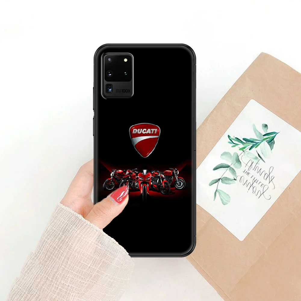 

Fashion Ducatis Moto Phone case For Samsung Galaxy Note 4 8 9 10 20 S8 S9 S10 S10E S20 Plus UITRA Ultra black art funda tpu
