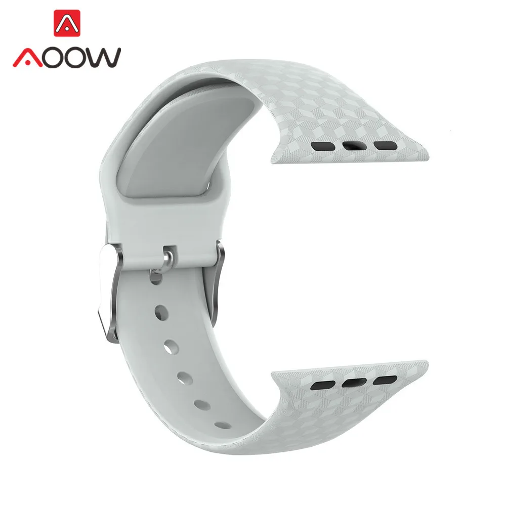Цветной силиконовый ремешок для часов iWatch Apple Watch 1 2 3 4 40 мм 44 мм 38 мм 42 мм для мужчин и женщин спортивный ремешок для мужчин