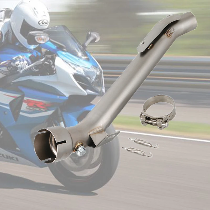 Для Suzuki GSXR1000 2007-2008 мотоцикл средняя труба выхлопная Соединительная глушитель