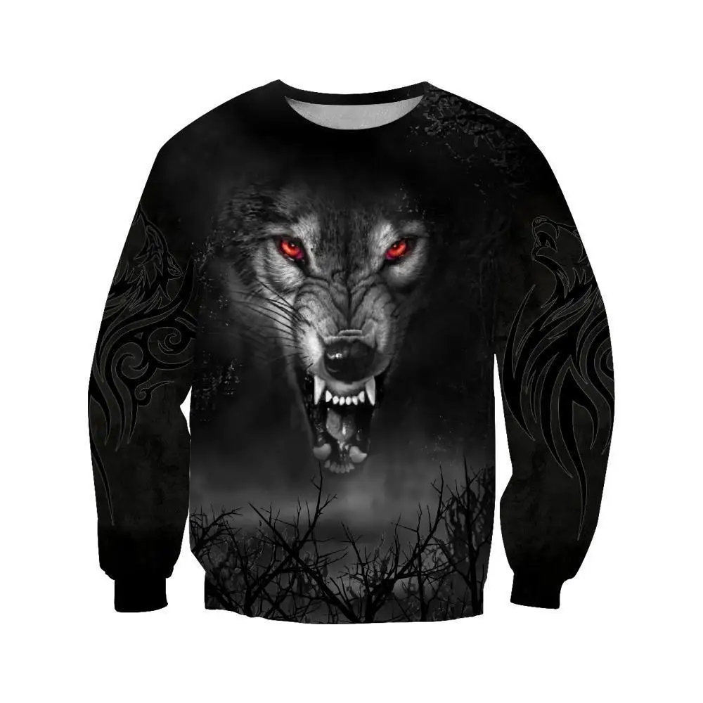 

Dark Night Wolf Animal Full Printed Hoodie Men Women Harajuku Zipper Pullover Sweatshirt Unisex Casual Jacket Tracksuit Hooded-1