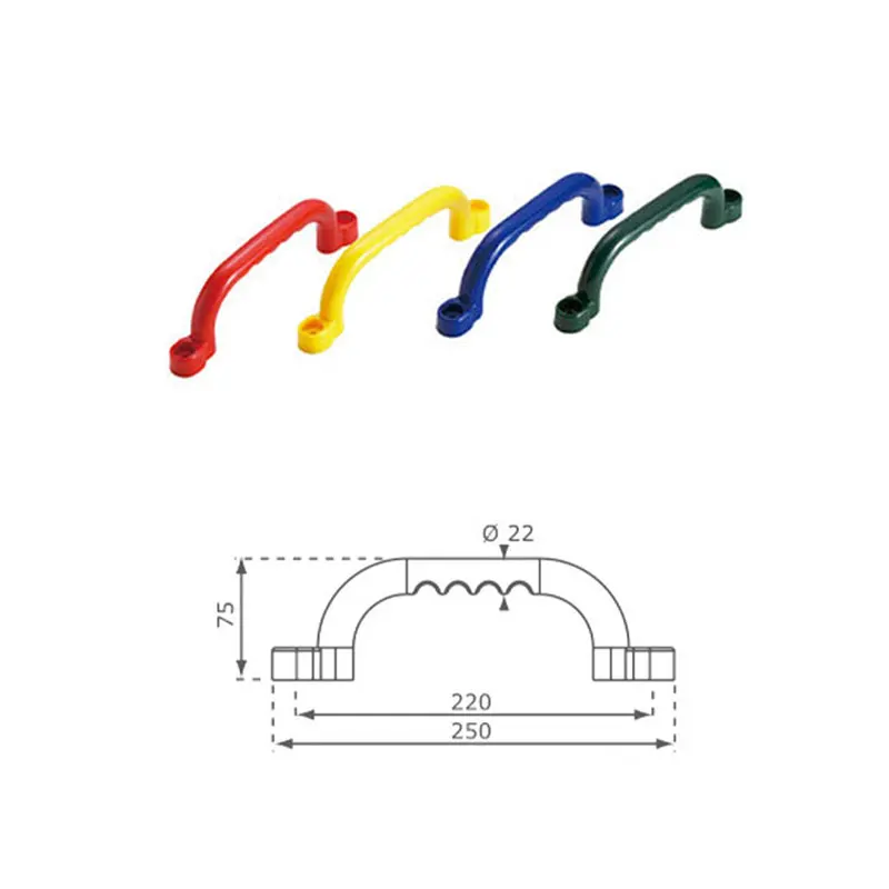 Детские горки альпинистские пластиковые ручки для внутреннего и наружного