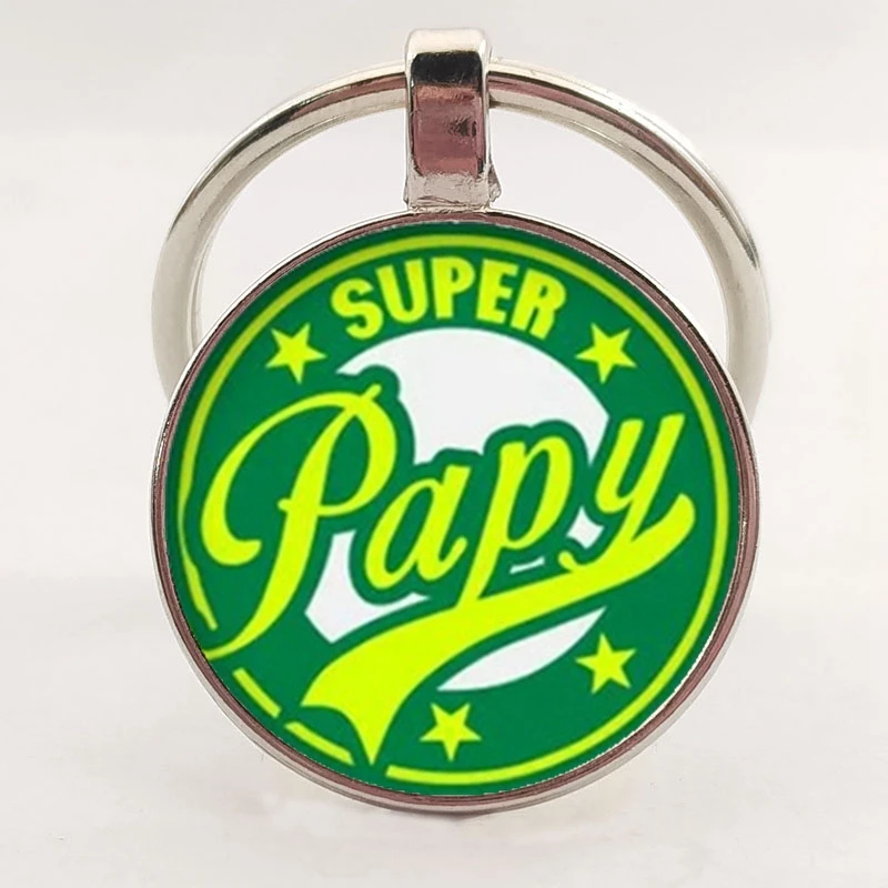 Новинка популярный брелок для ключей мэми с узором подарок бумажная круглая