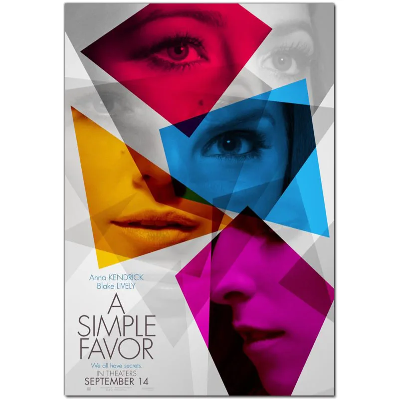 Простой стиль кино шелковая ткань холст плакат украшение для дома фотопечать на