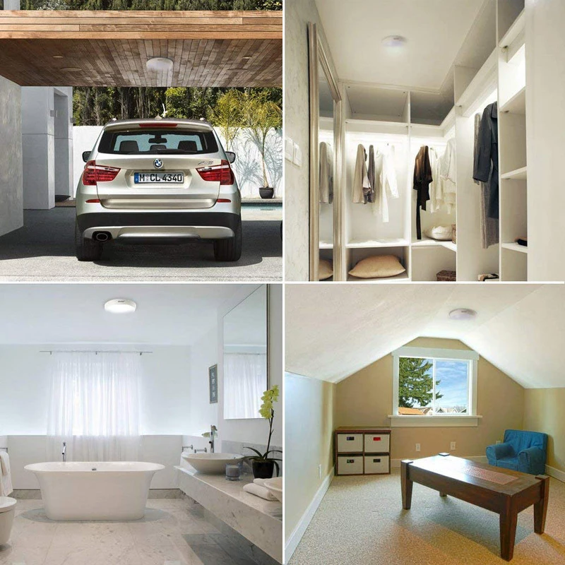 Светильник потолочный светодиодный с пассивным инфракрасным датчиком движения