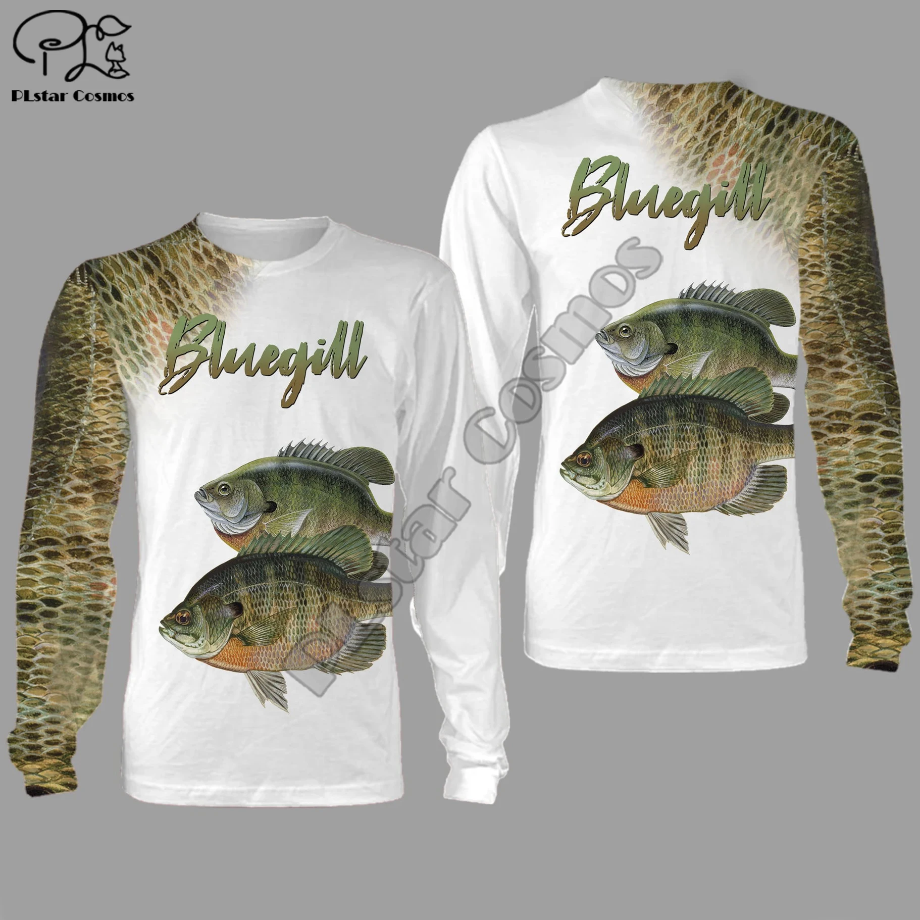 Женская Повседневная Толстовка Bluegill с капюшоном и молнией 3d принтом в стиле