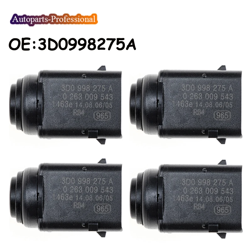 Датчик парковки 3D0998275A для Porsche Cayenne Seat Skoda VW Bora EOS Golf Jetta Touareg PDC 1U0919275 1K0919275 1J0919275 4 шт. |