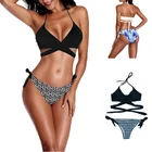 Сексуальное бикини 2021, женский купальник-стринги из 2 предметов, купальник пуш-ап, бразильский купальник, комплект бикини для девочек, купальный костюм