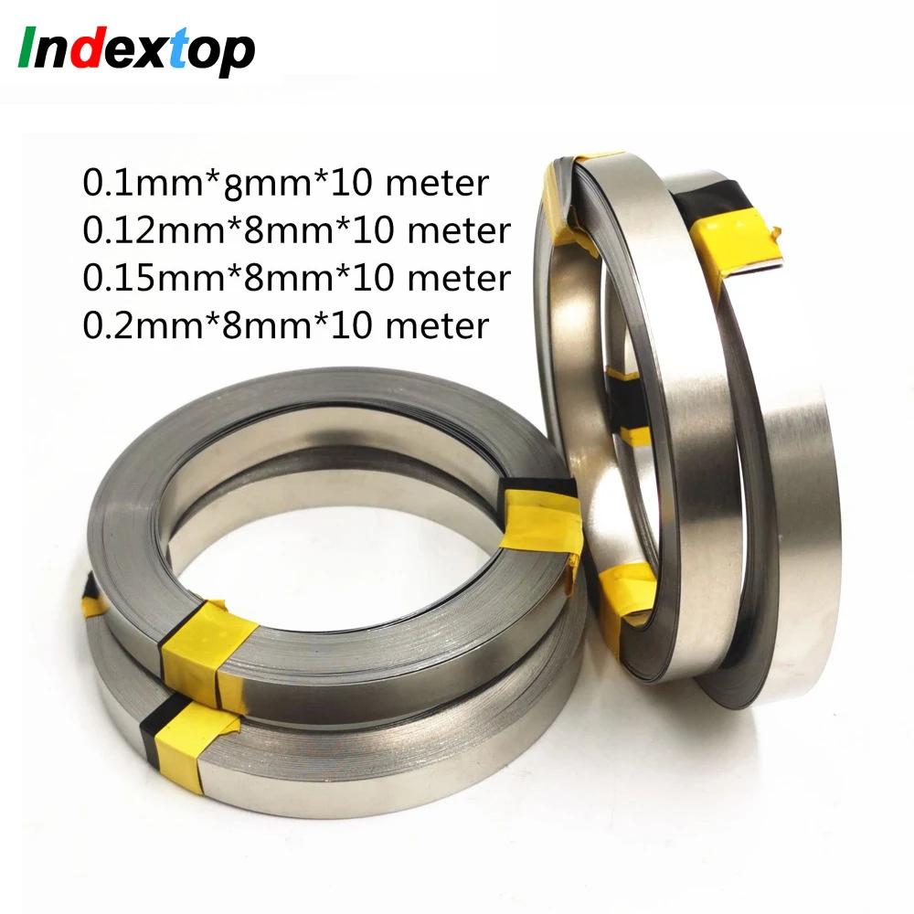 

1 Roll 10m 18650 Li-ion Battery Nickel Sheet Plate Nickel Plated Steel Belt Strip Connector Spot Welding Machine Battery Welders