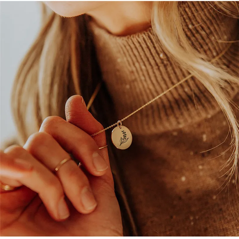 Женское Ожерелье из нержавеющей стали Visunion ожерелье с подвеской в виде ромашек и