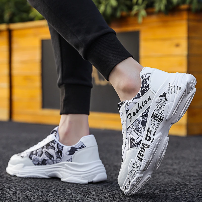 

Autumn 2021 Hot Sale Chunky Men Sneakers Mixed Colos Casual Men Shoes Street Fashion Couple Walking Sneakers Zapatillas Hombre
