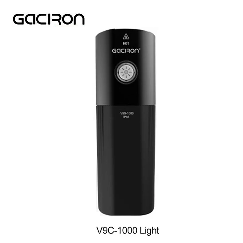 1000LM GACIRON 400/600/800/1000/1600/1800 Люмен USB Перезаряжаемые велосипед светодиодный головной светильник велосипед передний Фонарь велосипедный светодиодный Водонепроницаемый светильник - Цвет: 1000LM