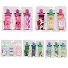 Милый комплект одежды из 3 предметов для новорожденных Детский успокоитель цепи манекен Ниппель для клипа держатель персонализированные пустышки цепочка-держатель соска Прорезыватель для зубов подарок для ребенка