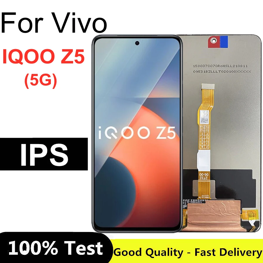 

6.67" LCD For Vivo IQOO Z5 5G LCD Display Touch Screen Assembly Replacement For Vivo Z5 LCD Display