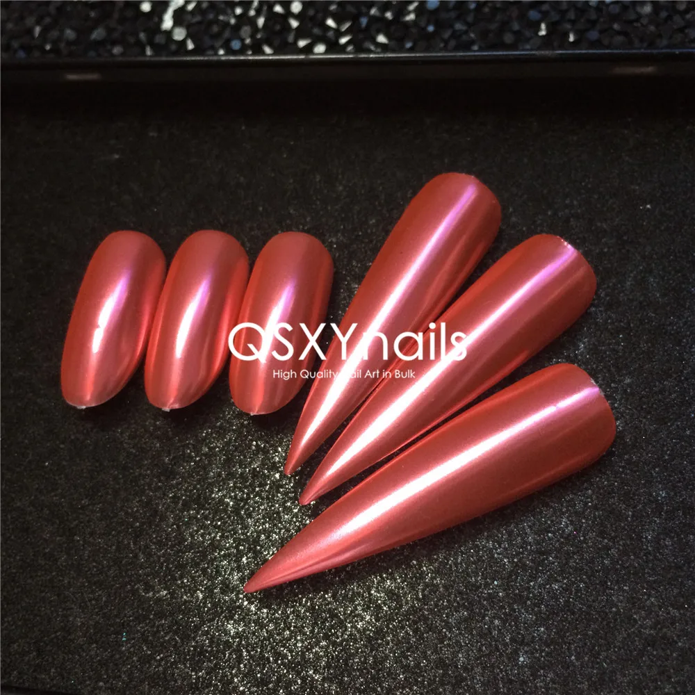 0 5g сезон: весна–лето конфеты красный флуоресцентный зеркальная пудра для ногтей