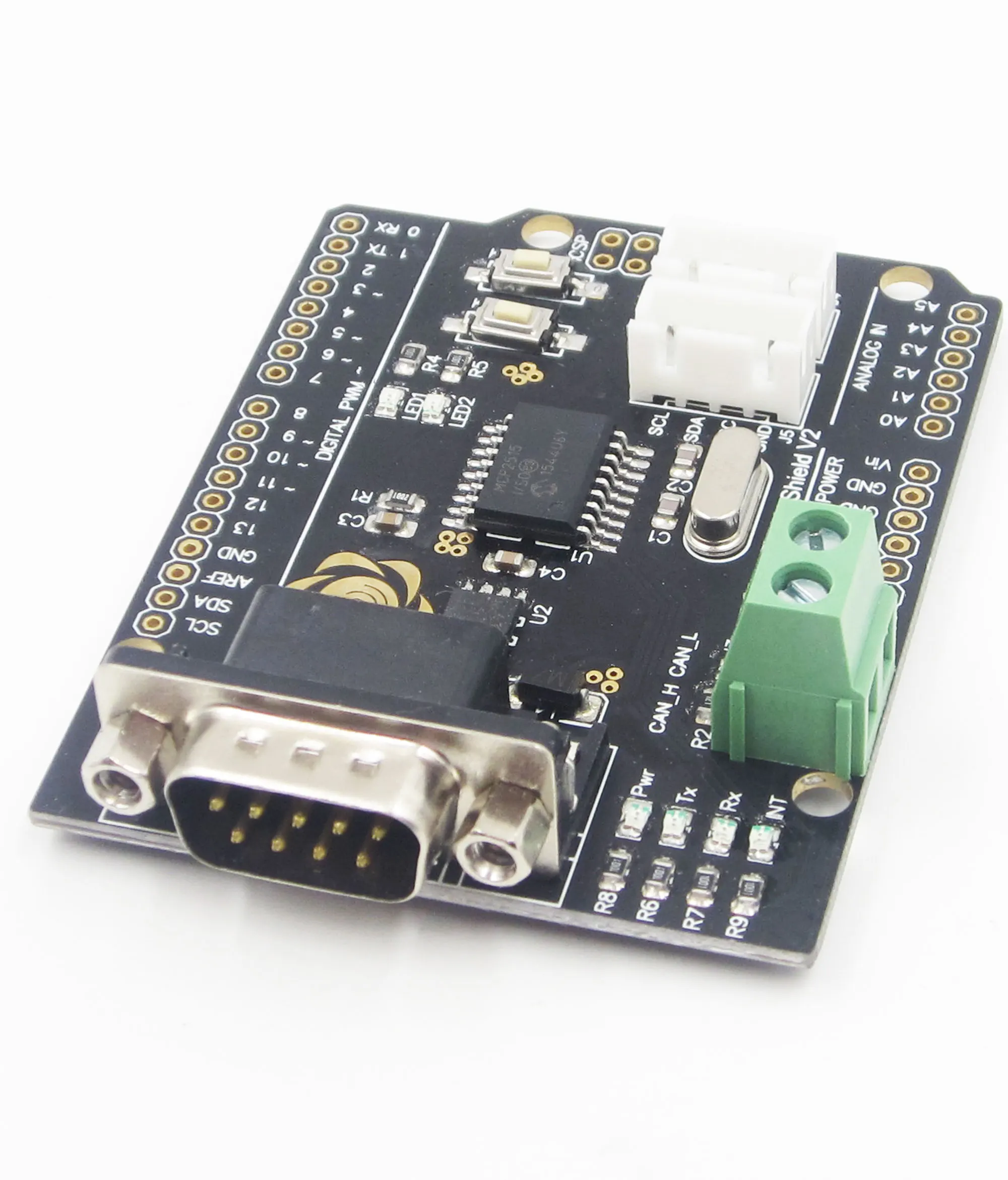 MCP2515 CAN щит контроллера для Arduino UNO R3 модуль платы UART I2C IIC SPI интерфейс