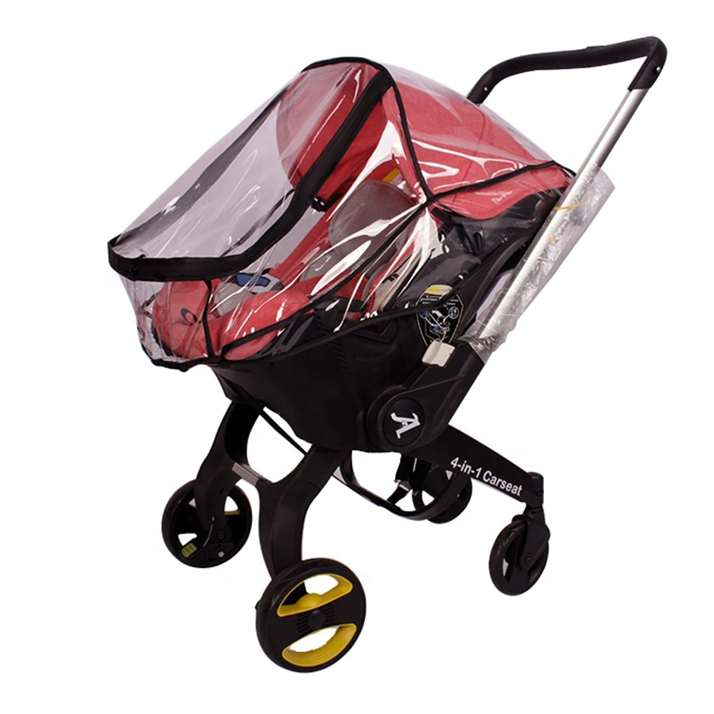 

Baby Stroller Accessories Pram Rain Cover Rain Shade Protector Shield Waterproof High View Car Seat Raincoat