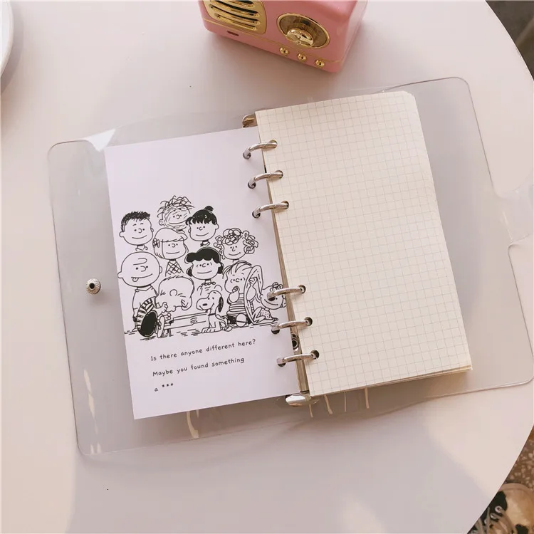 Простой стиль Rogue Dog Charlie свободная страничка настольная книга А6 блокнот в сетку Ежедневник для студентов офисные школьные принадлежности канцелярские товары
