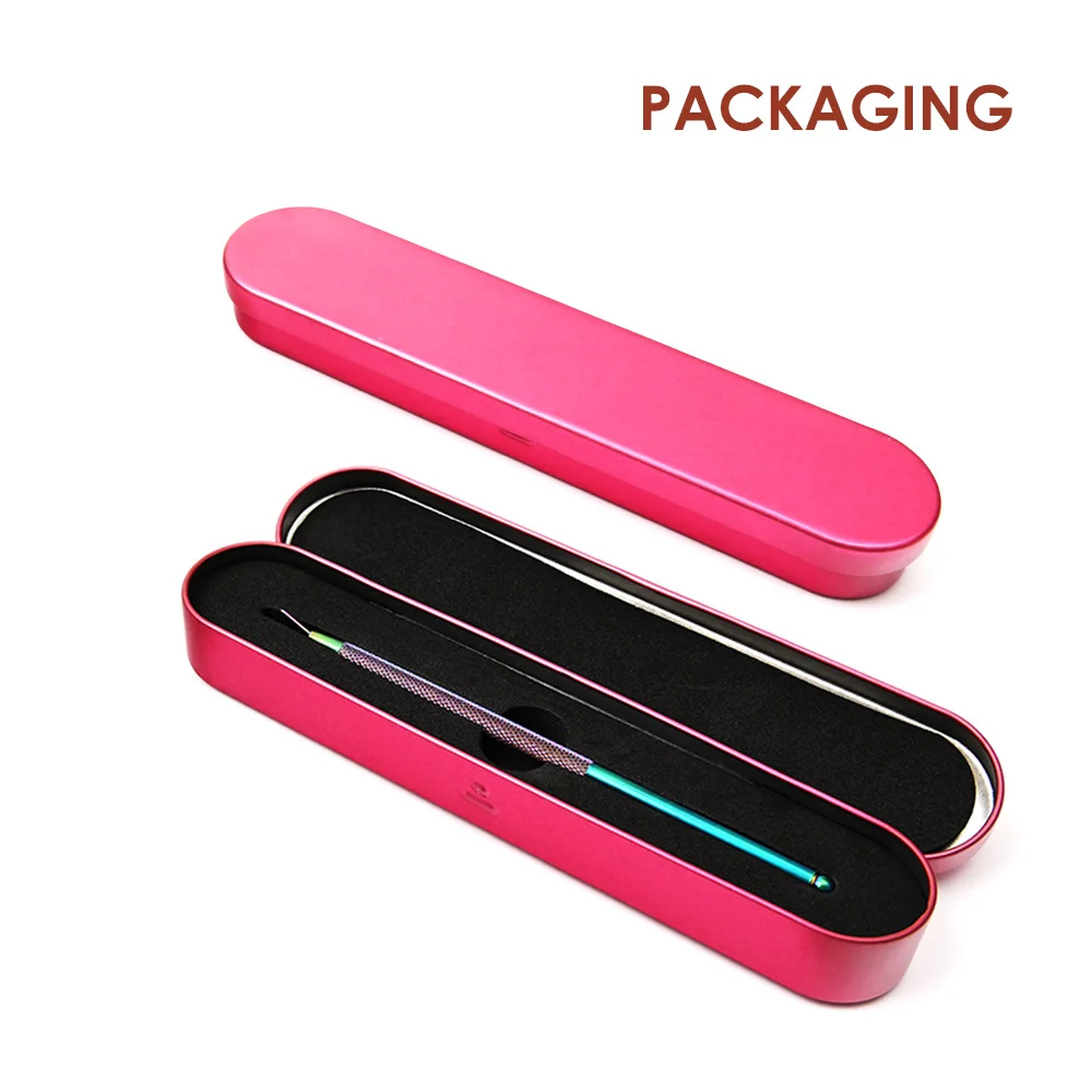 

Miss Sally Nail Art UV Gel Polish Remover Triangle Head Lacquer Cleaner Double-ended Nail Pusher Stainless Steel Trimmer Tool