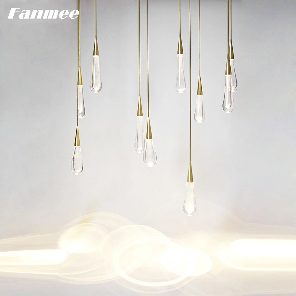 Современный светодиодный Люстра светильник ing золотые Роскошные Кухня остров