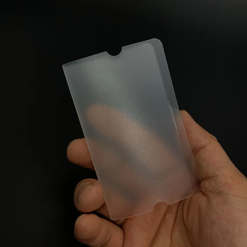 Портативный многоразовый держатель для маски небольшой прозрачный пластиковый