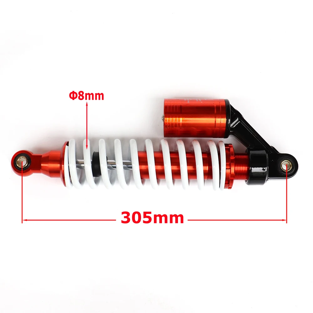 

Motorcycle 8mm 305mm 325mm 350mm Front Air Shock Absorber For Honda For Yamaha For Suzuki For Kawasaki Dirt bike Gokart ATV