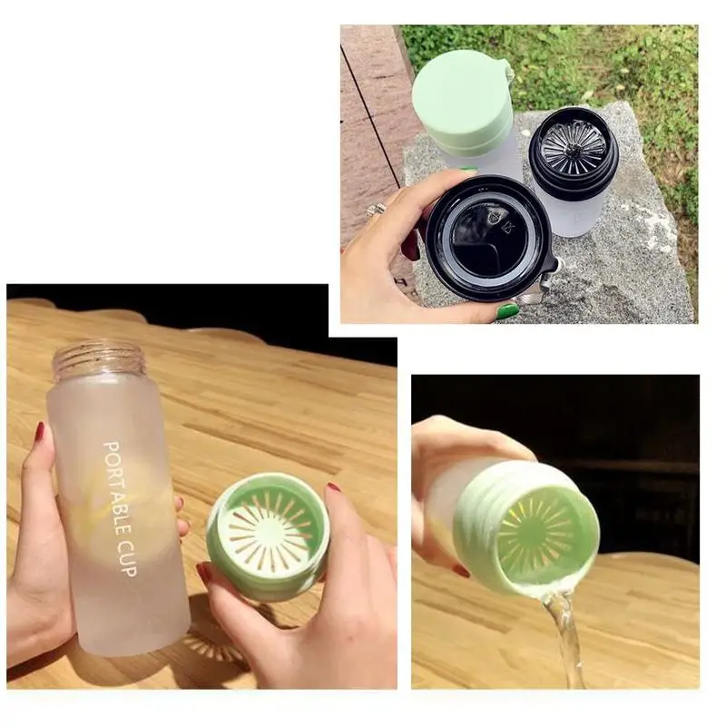

Outdoor Sports Bottle 600ML/800ML Portable with Rope Sealing Children's Drinking Bottle Drop Cup Cute Water Bottle
