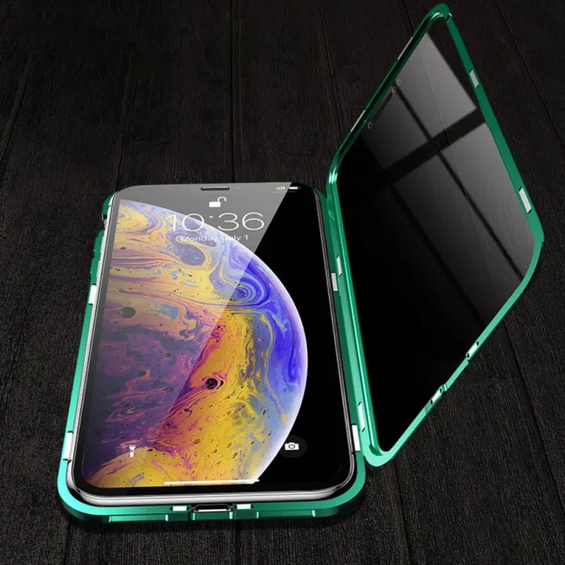 6.5 Inches Phone Shell Full Body Magnetic High Definition Tempered Glass Cover Case Screen Protector For IPhone XS Max | Мобильные