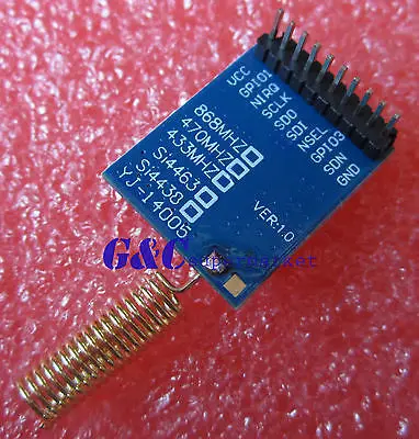 2 шт. SI4463 Велес модуль 868 МГц NRF905/SI443238/CC11101 | Электронные компоненты и