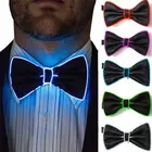 Новый стиль, мужской светодиодный фонарик, светящийся мигающий галстук-бабочка для клувечерние