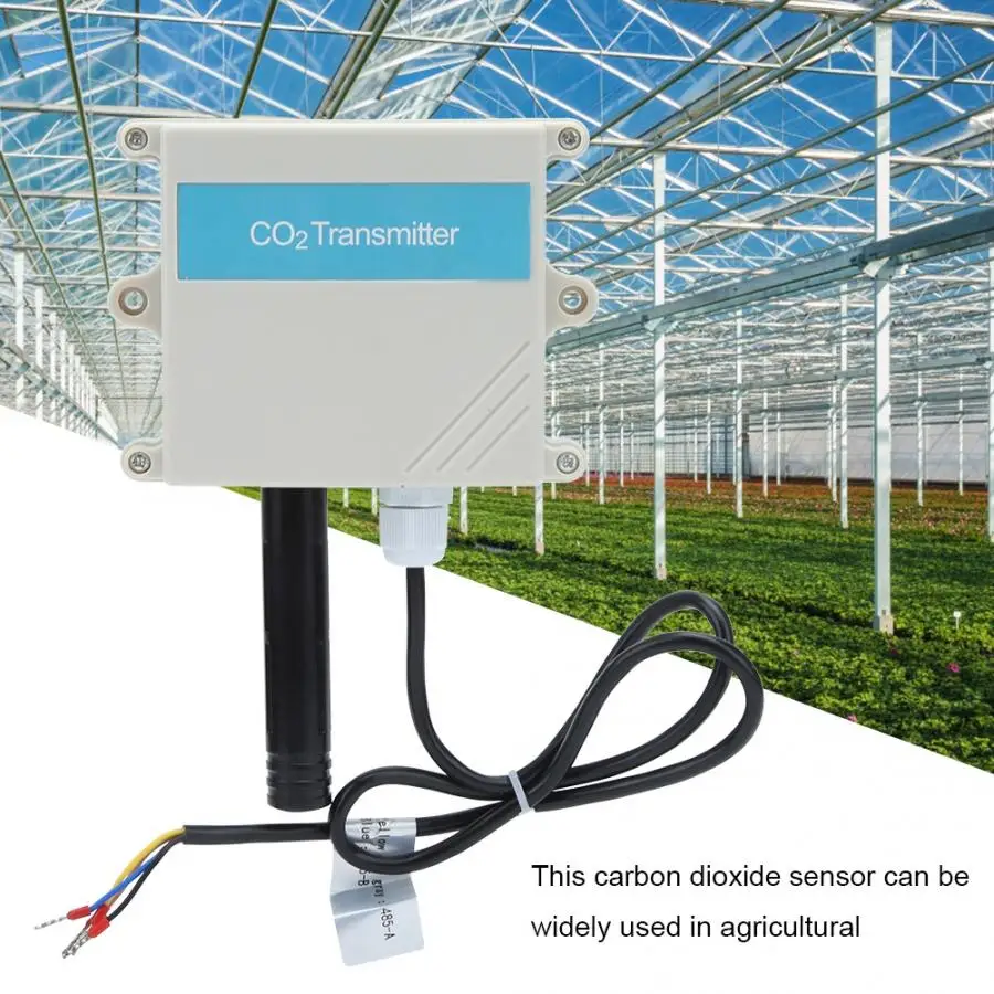 CO2 Detector Carbon Dioxide Sensor Concentration Agricultural Greenhouse Transmitter | Инструменты