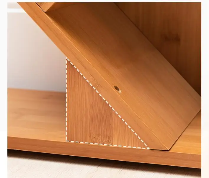 158 см Экологически чистая бамбуковая книжная полка в форме дерева вертикальный