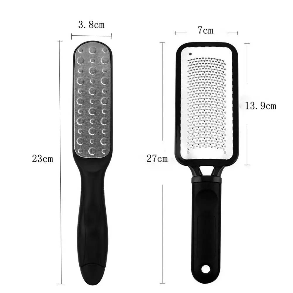 

2Pcs Stainless Steel Callus Dead Skin Remover Exfoliating Feet Files Scrubber