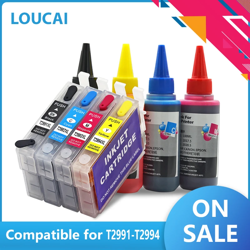 

Compatible T2991 29 29XL ink cartridge for EPSON XP 235 245 332 335 432 435 247 442 345 255 257 352 355 452 455 printer