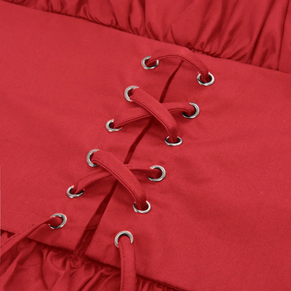 2019 Ретро Винтажные Топы женские Готический Ренессанс с открытыми плечами