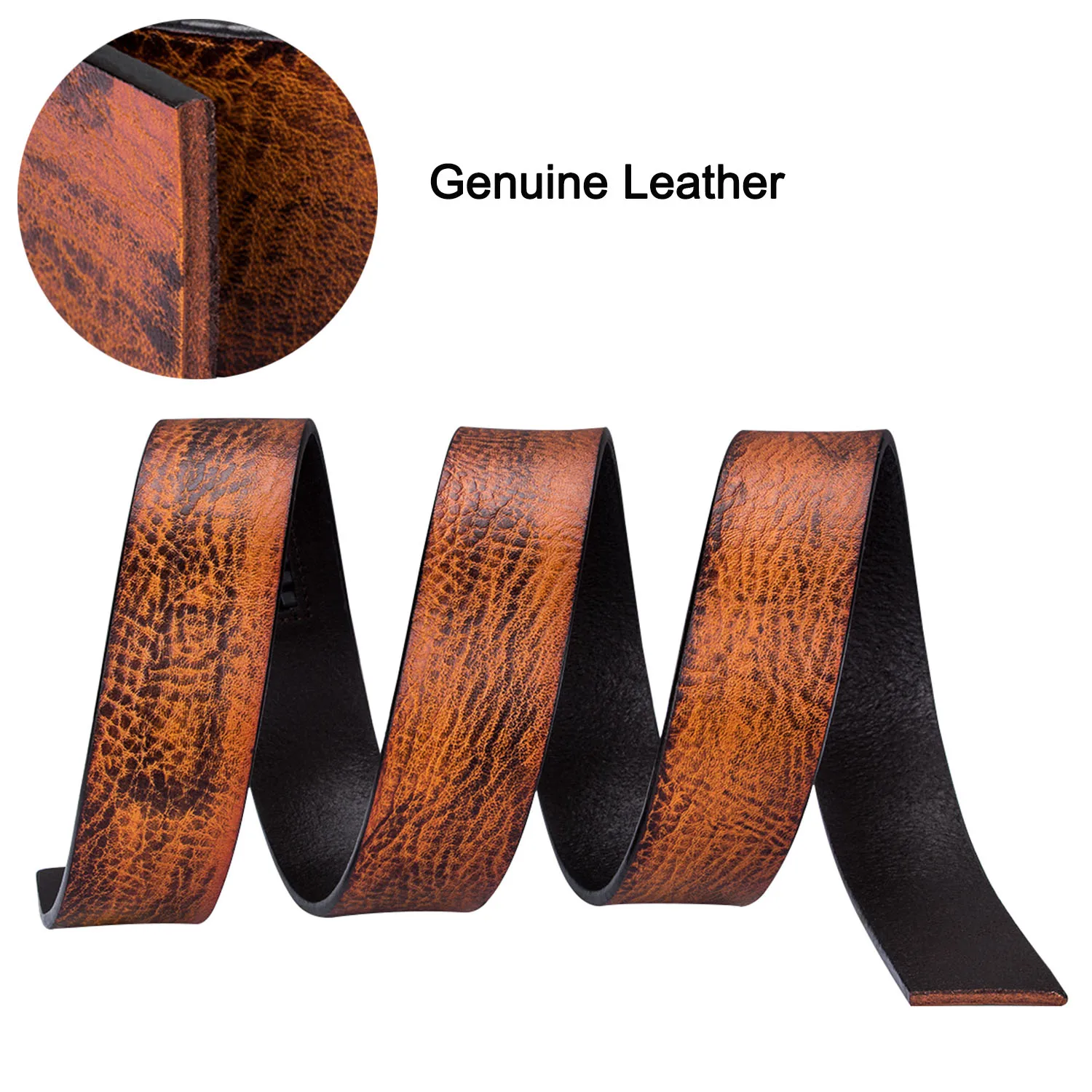 Мужской ремень из коровьей кожи брендовые модные ремни с автоматической пряжкой