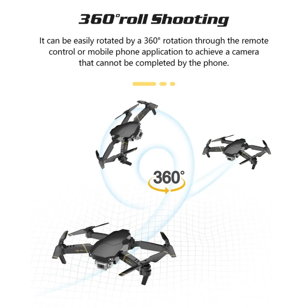 Global Drone GD89 wifi FPV 1080P HD камера сложенный Радиоуправляемый Дрон с режимом удержания высоты RC Квадрокоптер самолет RTF