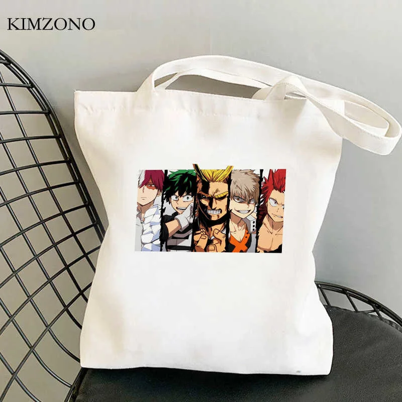 

Сумка для покупок My Hero моя геройская академия, Todoroki Bakugou, многоразовая сумка-тоут, сумки для покупок, женские сумки-тоут