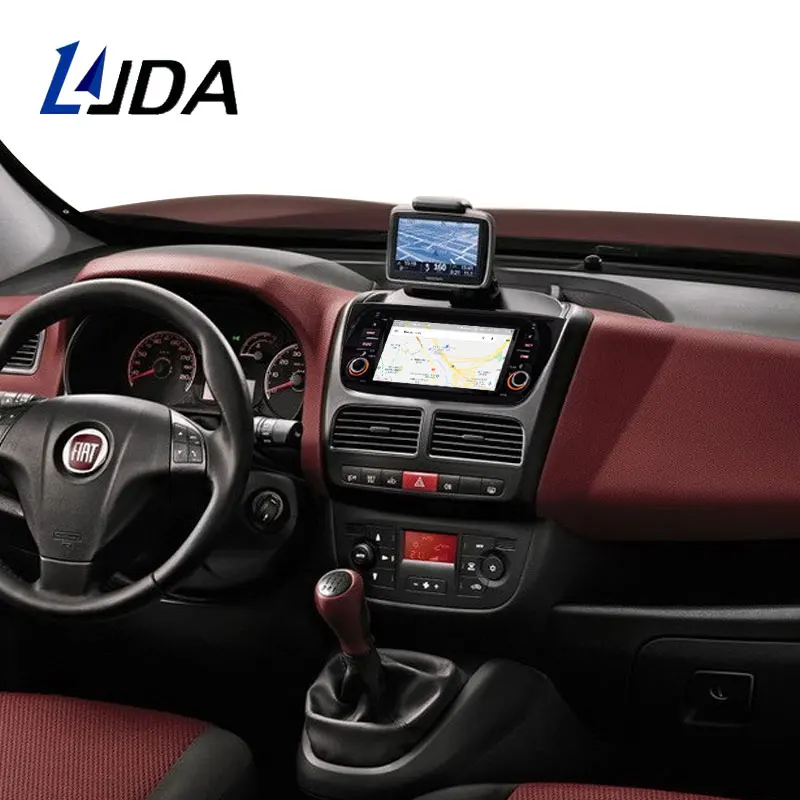 LJDA Android 9,0 автомобильный мультимедийный плеер для FIAT DOBLO 2010- 1 Din автомобильный Радио gps Навигация стерео 4G+ 64G Восьмиядерный wifi DSP