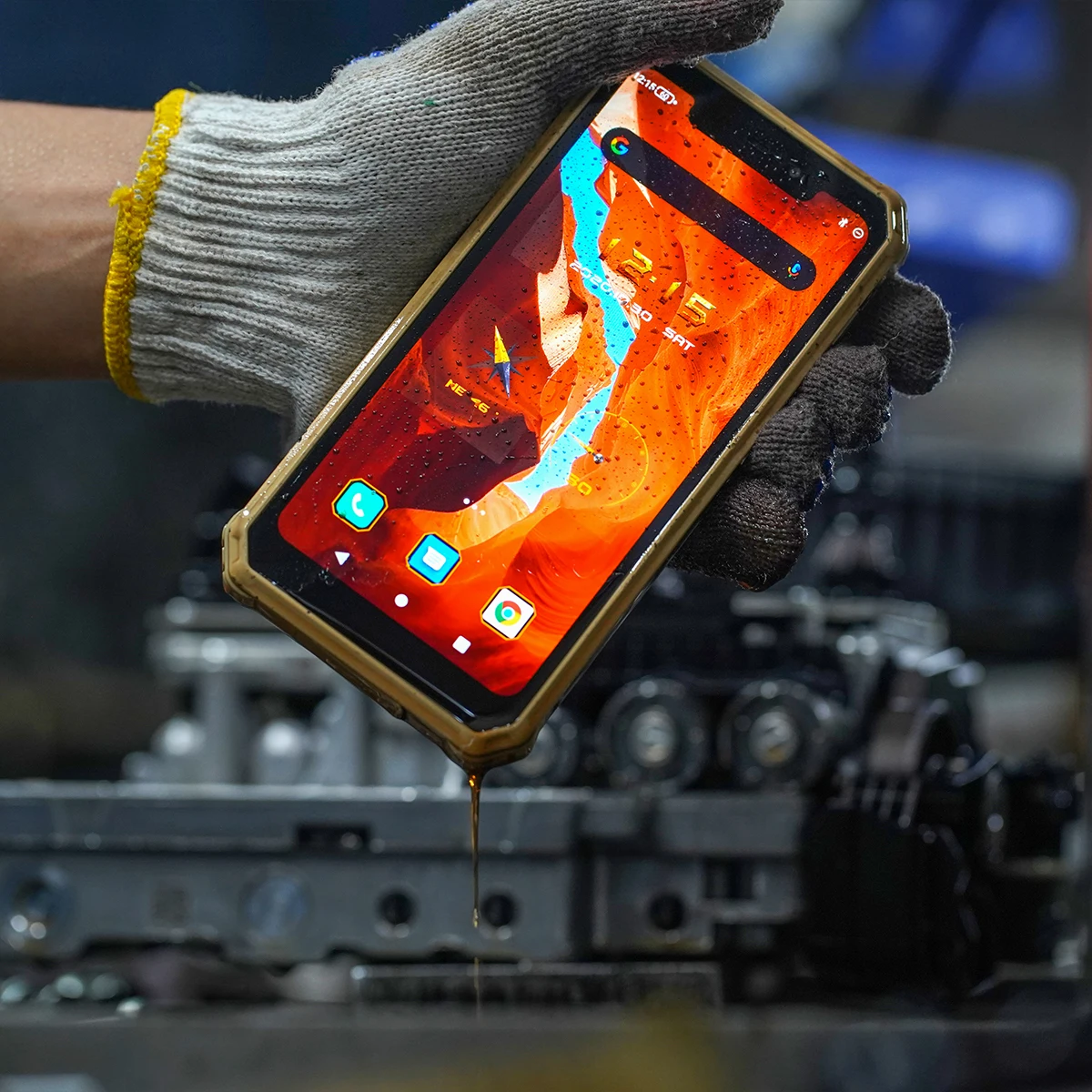 Новый F150 B2021 IP68/69K смартфон 6 ГБ + 64 8000 мАч Восьмиядерный мобильный телефон NFC 5 86
