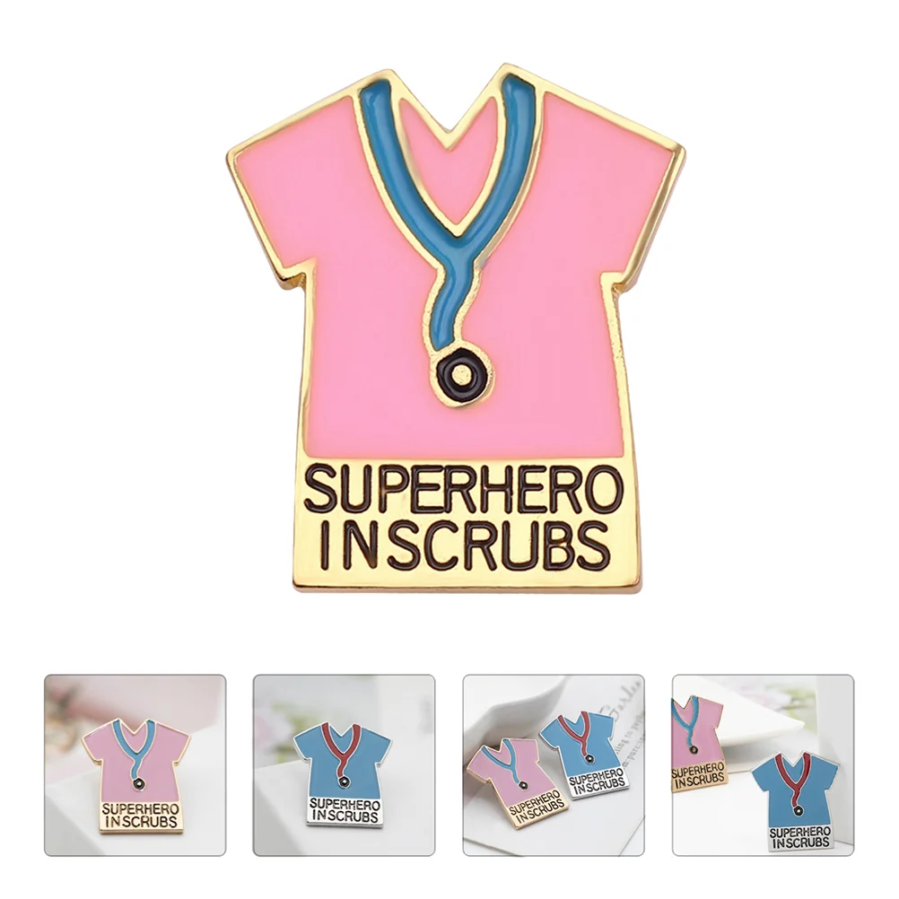 

2PCS Nurse Enamel Brooch Creative Brooch Badge Delicate Brooch Badge