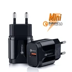 Быстрая зарядка 3,0 18 Вт Qualcomm QC 3,0 4,0 быстрое зарядное устройство USB портативное зарядное устройство для мобильного телефона для iPhone Samsung Xiaomi