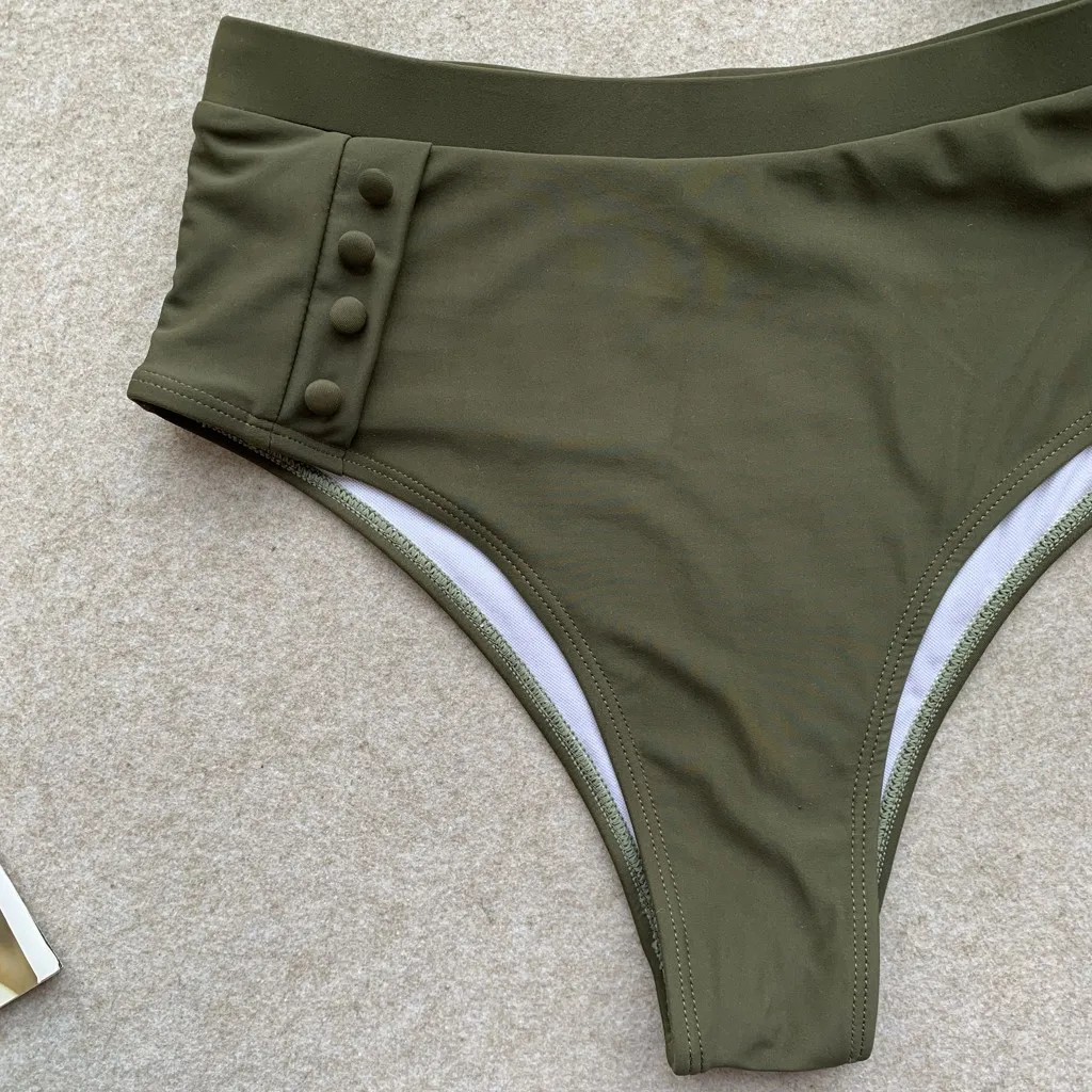 Женский купальник Леопардовый Гавайский принт пуш-ап сексуальный бикини набор