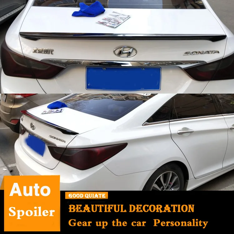 Для Hyundai Sonata 2011 2014 спойлер для украшения багажника автомобиля задний спортивный