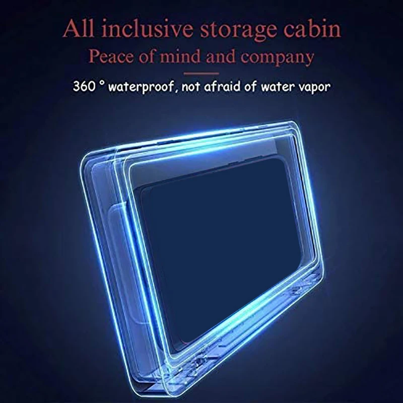 

Wall Mount Shower Phone Holder Bathroom Case Mount Shelf, Bathroom Phone Shelf Shower Storage Box Phone Holder