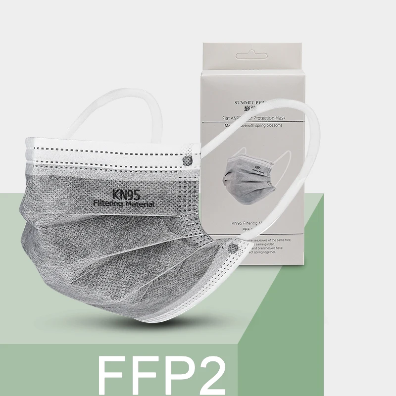 Маска KN95 FFP2 для взрослых 5-слойная Пылезащитная многоразовая |