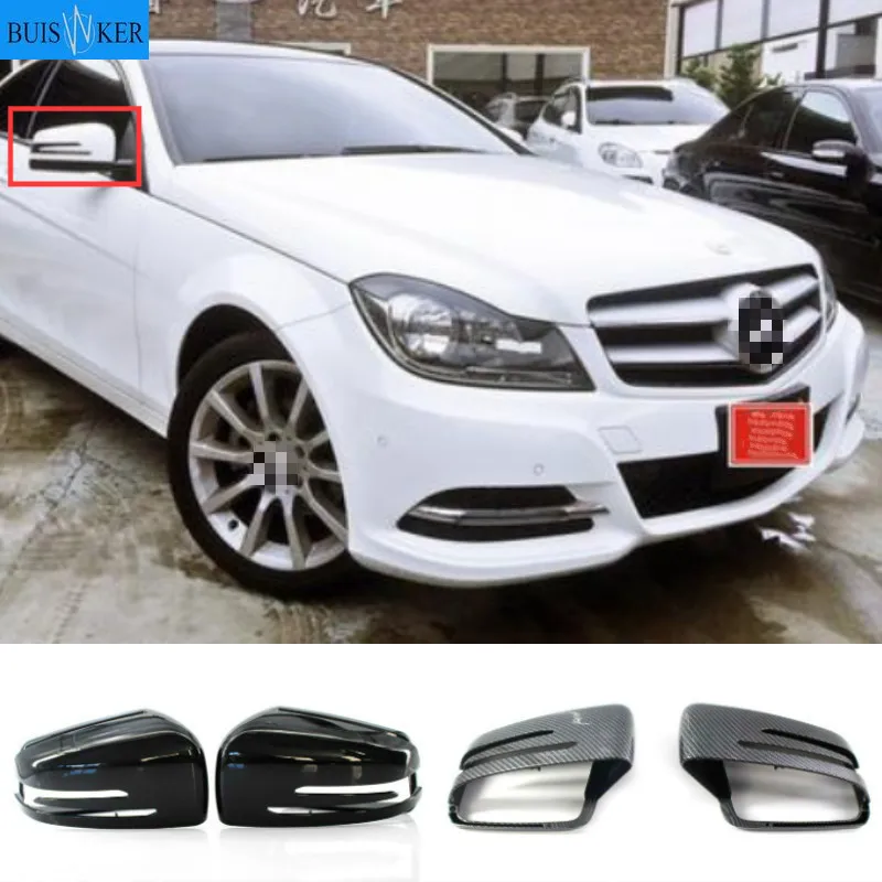 

Для Benz C Class W204 E W212 CLS C218 GLA X156 чехол для зеркала заднего вида из углеродного волокна 1 пара