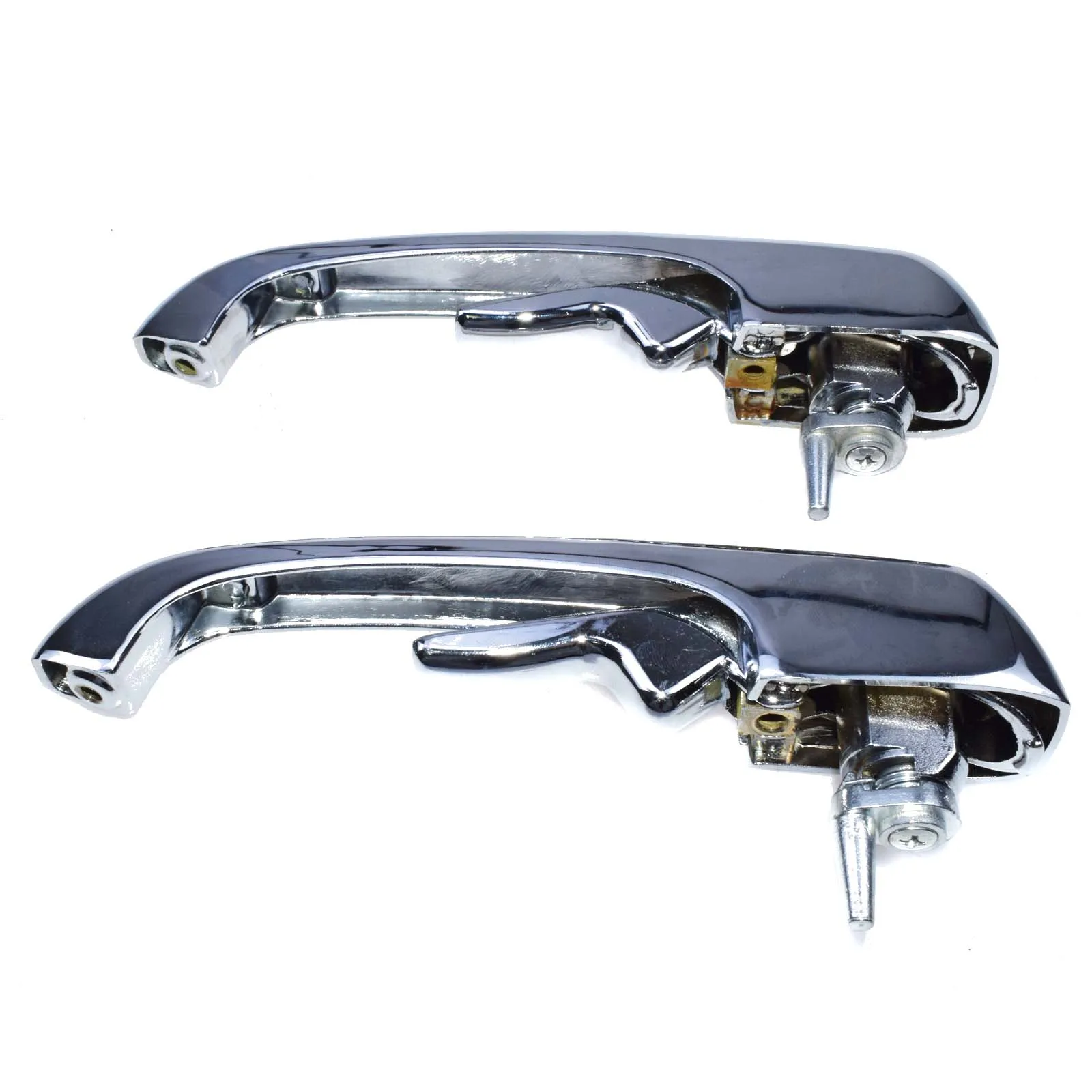 WOLFIGO 2 шт. Передняя Левая Правая внешняя дверная ручка с ключами для автобуса