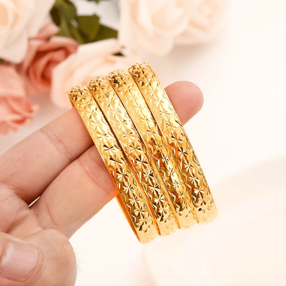 

Fashion Dubai Bangle Jewelry Gold Color Dubai Bracelet for Men/Women Africa Arab Items wedding bridal party gifts