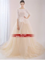 casamento romantic vestido de noiva renda 2016 new fashionable sexy lace organza ball bridal gown wedding dress free shipping