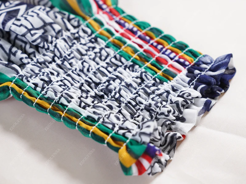 2021 в богемном стиле с принтом длинным рукавом размера плюс летняя пляжная одежда